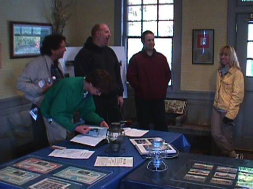 Erie Historical Society members visit the Station. 1999-10-30 MVC-010S.JPG